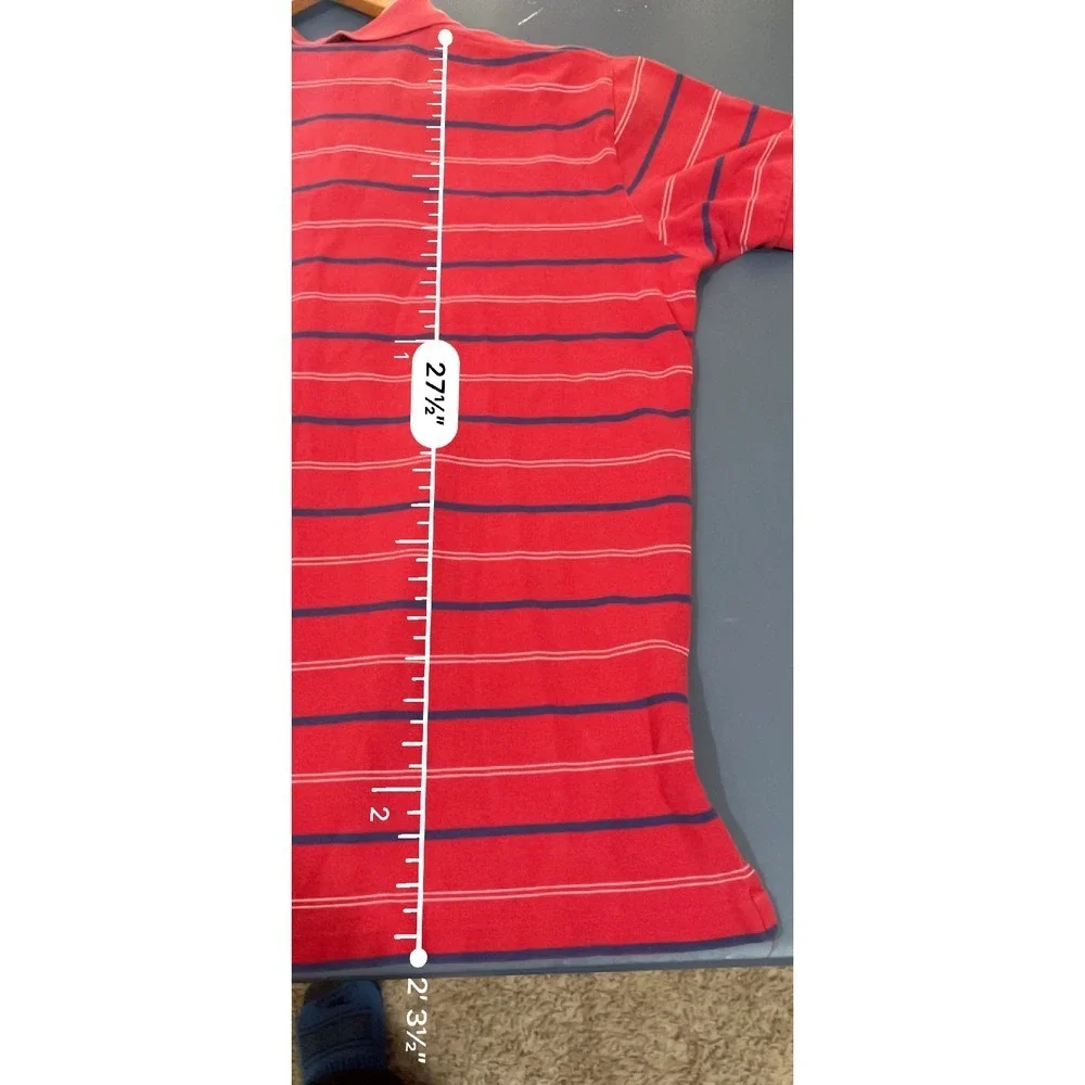 Polo Ralph Lauren Striped Polo Shirt Classic Fit Casual Top Mens Large‎